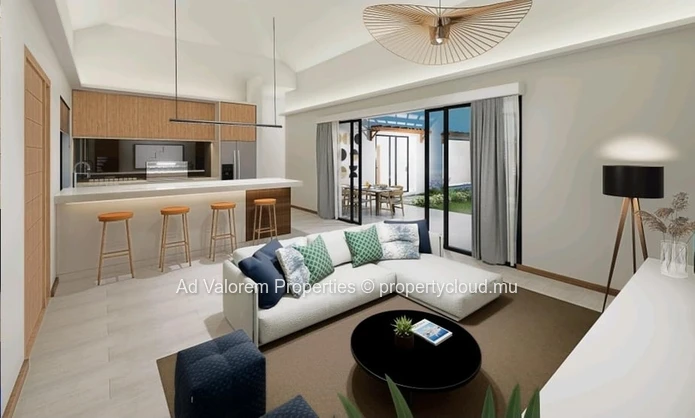 Villa 3 chambre à vendre à Rivière Noire- Acquéreurs Mauriciens uniquement.